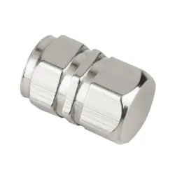 Valves de pneu de roue de voiture en aluminium - bouchons - 4 pièces