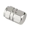 Valves de pneu de roue de voiture en aluminium - bouchons - 4 pièces