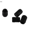 Valves de pneu de roue de voiture en aluminium - bouchons - 4 pièces