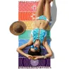 MantasRainbow Chakra - toalla colgante de pared - manta a rayas