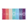 Rainbow Chakra - væghængt håndklæde - stribet tæppe