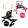 Multifunction tablet / laptop stand - table - with mouse pad - adjustable - foldableHolders