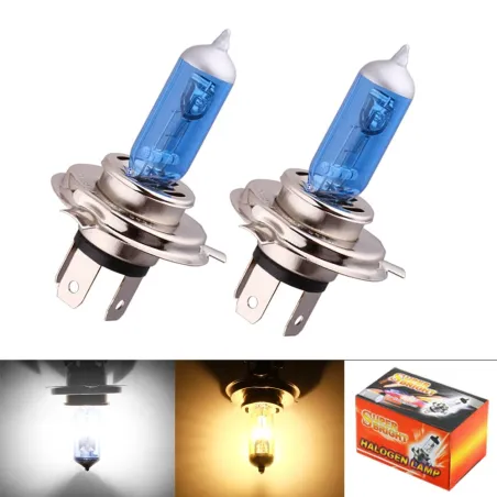Halogen bilpære - H4 - 55W - DRL - 2 stk