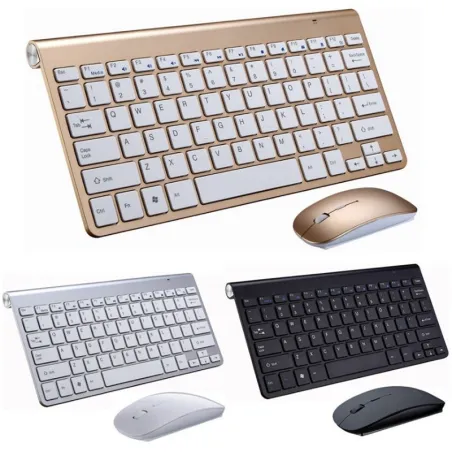 TecladosTeclado inalámbrico con ratón/receptor USB 2.4G