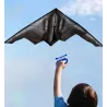 Cerf-volant d'avion de chasse furtif