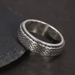 925 Sterling silver - rotatable ring - spinner designRings