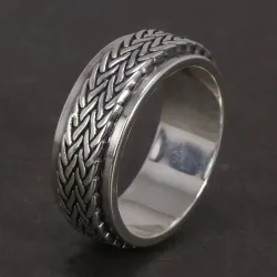925 Sterling silver - rotatable ring - spinner designRings