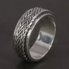 925 Sterling sølv - roterbar ring - spinner design
