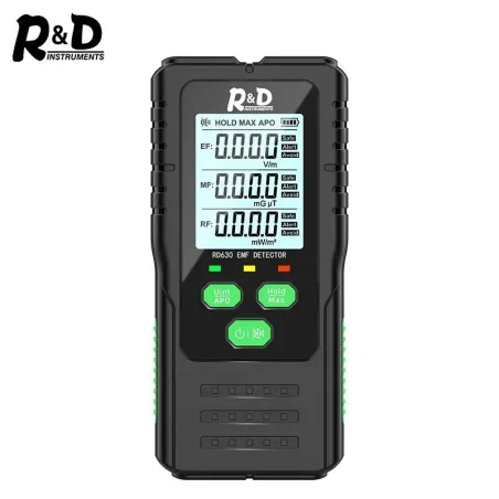 Détecteur de rayonnement de champ électromagnétique RD630 - Compteur EMF - portable