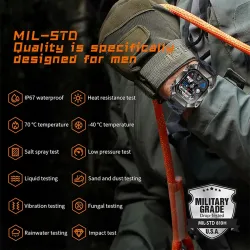 KR80 Smartwatch - Android/IOS - fitnesstracker - hartmonitor - IP67 - activiteitentrackerSmart-Wear
