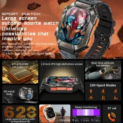 KR80 Smartwatch - Android/IOS - fitnesstracker - hartmonitor - IP67 - activiteitentrackerSmart-Wear
