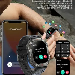 KR80 Smartwatch - Android/IOS - fitnesstracker - hartmonitor - IP67 - activiteitentrackerSmart-Wear