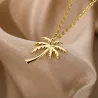 Collana palma - oro - argento 45 cm