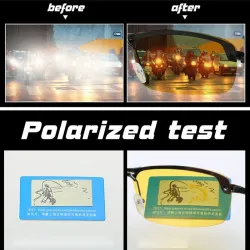 Polarisoidut lasit pimeänäöllä - yöllä ajamiseen - unisex