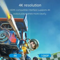 Connecteur TV HDMI pour Nintendo Switch - station d'accueil - USB C - 4K