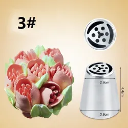 Konditorpose glasurdyser - kakepynt 7 stk