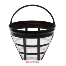 Gjenbrukbart kaffefilter - nylon mesh - vaskbart - for 8-12