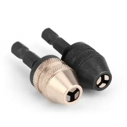 Mandril sem chave - chave de fenda adaptador conversor de troca rápida de broca de haste hexagonal de 1/4 ''