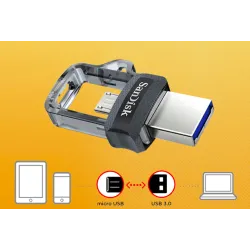 Sandisk - micro USB 3.0 - OTG - flash drive - 32GB - 64GB - 128GB - 256GBUSB memory