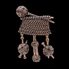 BrochesBola de tejido / hilo - broche vintage