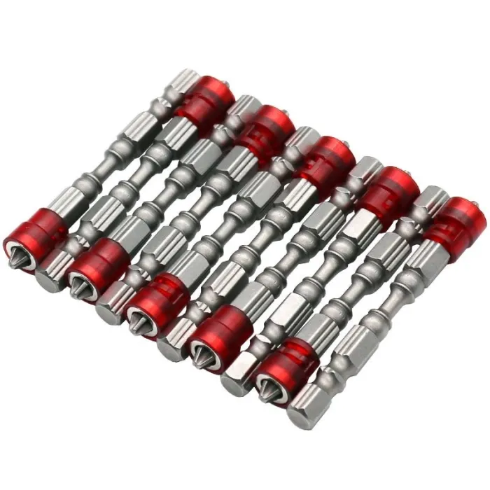 65mm PH2 magnetic bits hex shank screwdriver bits - 10 piecesBits & drills