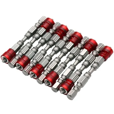 65mm PH2 magnetic bits hex shank screwdriver bits - 10 piecesBits & drills