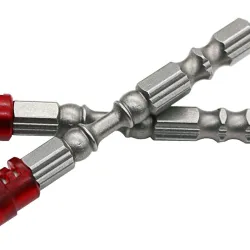 65 mm PH2 magnetiske bits sekskantskrutrekkerbits - 10 stk