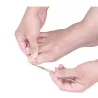 Manucure & pédicure - double face - crochet de nettoyage des ongles