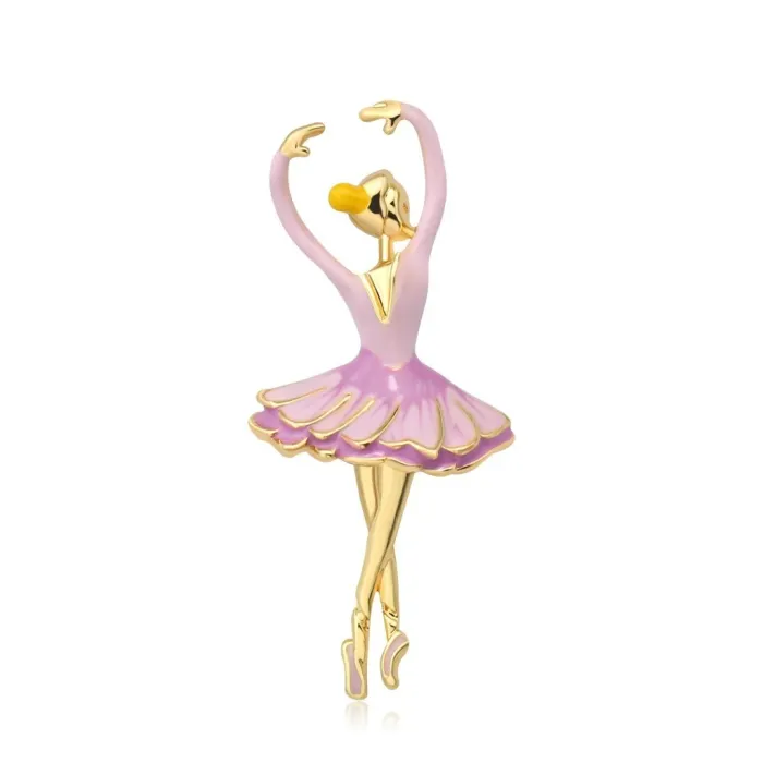 Ballerina - spilla smaltata