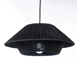 30cm Paper Rope Lampshade Hand Knit Vintage Lamp Shade Light Cover Ceiling Pendant Creative Retro Garden Style DIY Lampshade