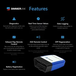 Vgate vLinker BM - OBD2 - BMW - ELM327 V2.2 - PK ELM 327 - Bluetooth - WiFi - bilskanner / diagnostikverktyg