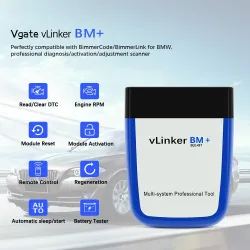 Vgate vLinker BM - OBD2 - BMW - ELM327 V2.2 - PK ELM 327 - Bluetooth - WiFi - bilskanner / diagnostikverktyg