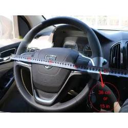 Couvre volant de voiture à faire soi-même - réparation - avec aiguille et fil - cuir