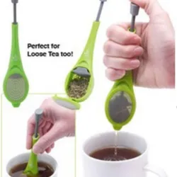 Infusor de téInfusor de té reutilizable - colador - émbolo incorporado