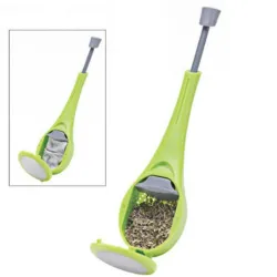 Herbruikbare thee-infuser - zeef - ingebouwde zuigerTheefilters