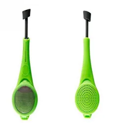 Herbruikbare thee-infuser - zeef - ingebouwde zuigerTheefilters