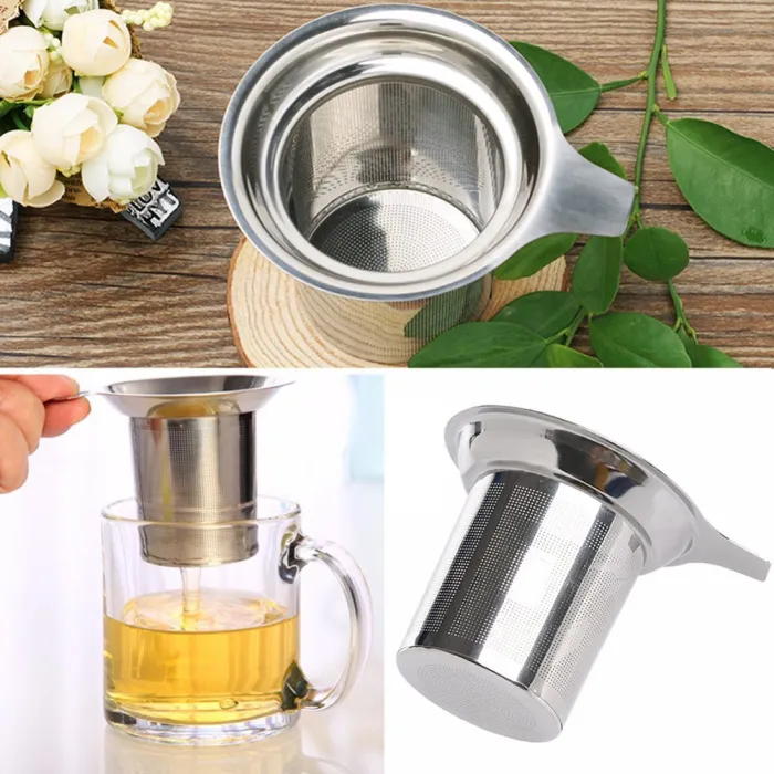 Teinfuser - gjenbrukbar sil - mesh rustfritt stål