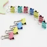 15mm metallklips - papir - permer - 60 stk