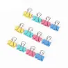 15 mm metalclips - papir - bindere - 60 stk