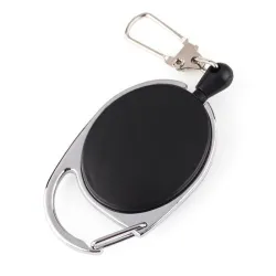 Retractable pull reel - card holder - badge - keyringKeyrings