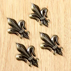 Ottone antico - paraspigoli decorativi per mobili 4 pezzi