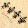 Ottone antico - paraspigoli decorativi per mobili 4 pezzi