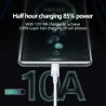 Câble de données 120 W 10 A - USB vers Type C - Charge ultra rapide - Pour Samsung Xiaomi Huawei