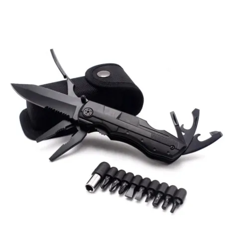 Couteau de poche multifonction en acier inoxydable - pince - pliable