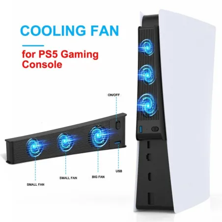 PS5 - USB - tuuletin - ulkoinen isäntä - digitaalinen versio - optinen asema - ultra HD