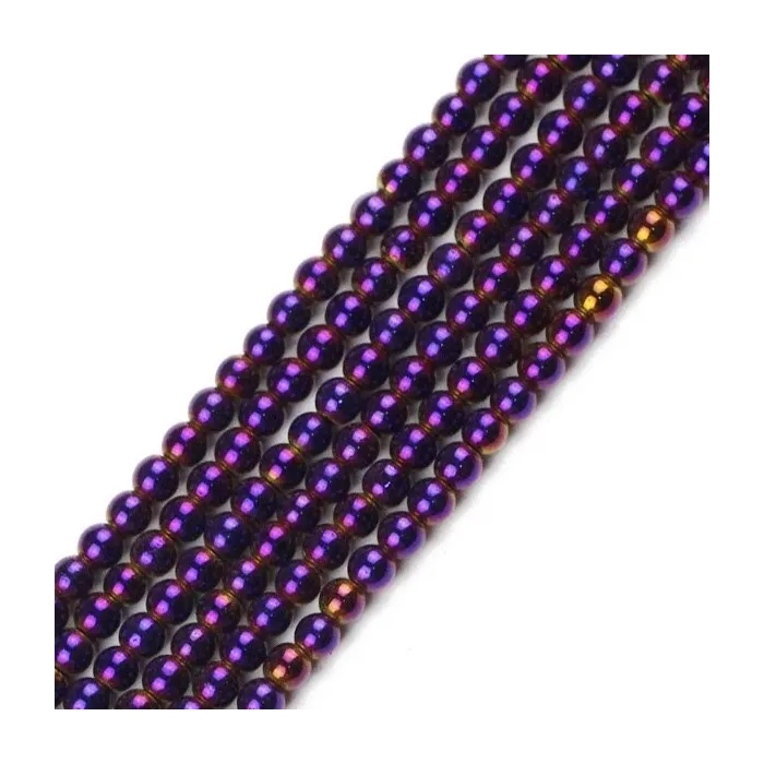 Naturstein - løse perler - armbåndfremstilling - 200 stykker - 3mm