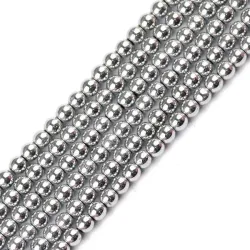 Naturstein - løse perler - armbåndfremstilling - 200 stykker - 3mm