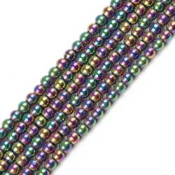 Naturstein - løse perler - armbåndfremstilling - 200 stykker - 3mm