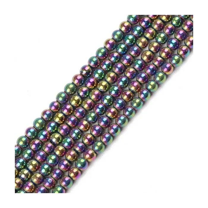 Naturstein - løse perler - armbåndfremstilling - 200 stykker - 3mm