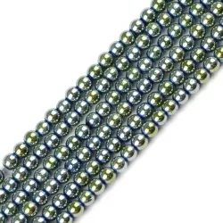 Naturstein - løse perler - armbåndfremstilling - 200 stykker - 3mm